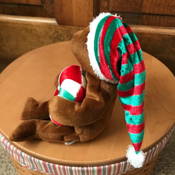 Ty Christmas Bears; Goody w/Gingerbread Yummy w/Peppermint & Tasty w/Candy Cane - Picture 8 of 14